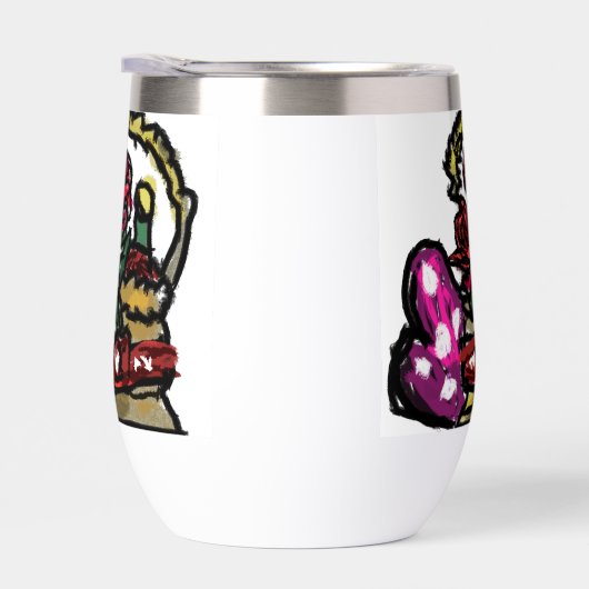 Wijn en roos valentijn (Rechts)