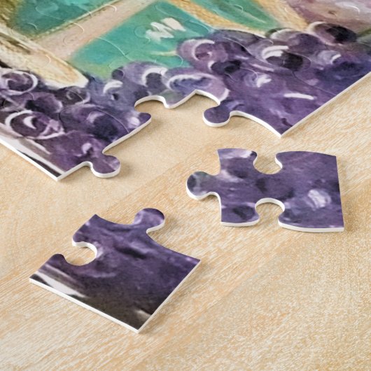 Wijn en Rozen Legpuzzel (Zijkant)