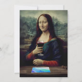 Wijn en Verf feest verjaardagsviering 35e Kaart (Achterkant)