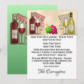 Wijn en Vrienden Kaart (Voorkant / Achterkant)