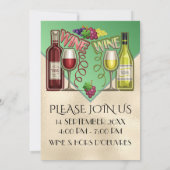 Wijn en vrienden - Zie Achterzijde - Kaart (Achterkant)