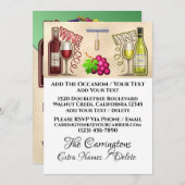 Wijn en vrienden - Zie Achterzijde - Kaart (Voorkant / Achterkant)