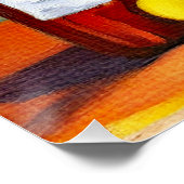 Wijn en vruchten perfect poster (Hoek)