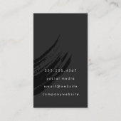 Wijn en wijn Logo Visitekaartje (Achterkant)