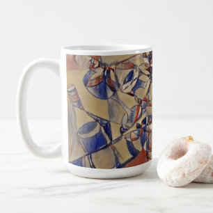 Wijn- en wijnflessen art Koffie-Mok Koffiemok