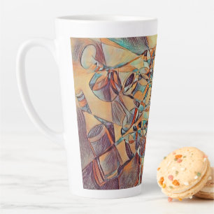 Wijn- en wijnflessen art Koffie-Mok Latte Mok