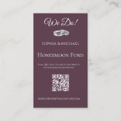 Wijn en Wit- We Do-Wedding Rings-Registry- Visitekaartje (Achterkant)