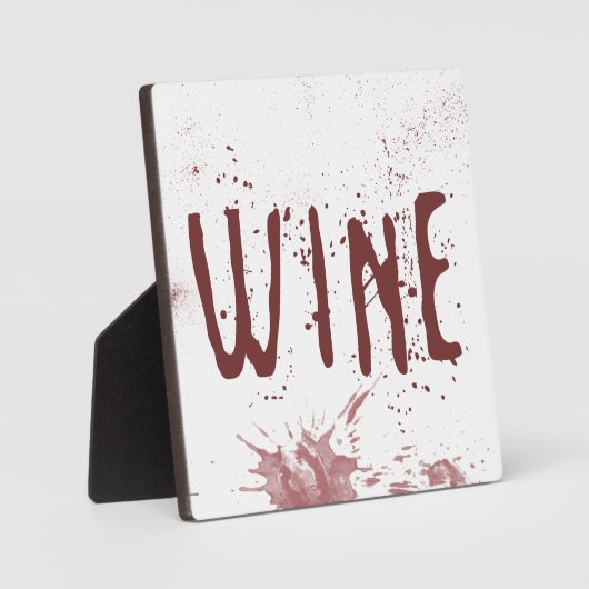 Wijn Fotoplaat (Voorkant)