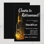 Wijn, gepensioneerde kazen, uitnodiging (Voorkant / Achterkant)