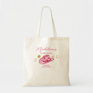 Wijn Gepersonaliseerd Cowgirl Pet Country Bachelor Tote Bag