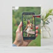 Wijn gieten 21ste verjaardag partij kaart (Staand voorkant)