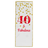 Wijn Gift Bag - Milestone Gold Wijn Cadeautas (Voorkant)