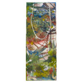 Wijn Gift Bag Vineyard Painting Wijn Cadeautas (Achterkant)