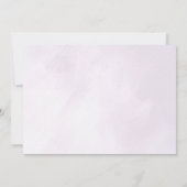 Wijn Glas Bloem Bruids Shower Foto Bedankkaart (Achterkant)