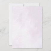 Wijn Glas Bloemige Bruiloft Feest Bedankkaart (Achterkant)