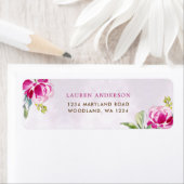 Wijn Glas Bloemige Bruiloft Feest Etiket (Insitu)