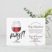 Wijn Glas | Geen speciale reden Feestelijke grap Kaart (Staand voorkant)