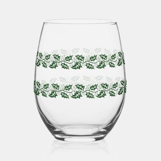 Wijn Glas - Hulsttakken (Voorkant)
