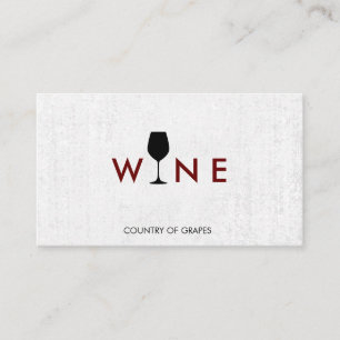 Wijn Glas Logo Visitekaartje