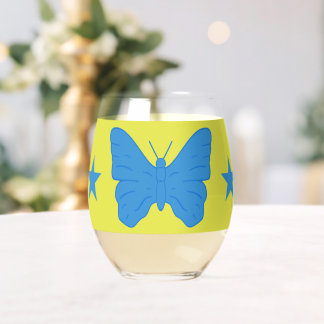 Wijn Glas met vlag van Bady Bassitt