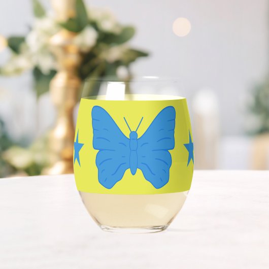 Wijn Glas met vlag van Bady Bassitt (Insitu (Huwelijk))
