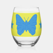 Wijn Glas met vlag van Bady Bassitt (Voorkant)