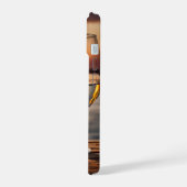 Wijn Glas Met Zeilboot iPhone 15 Case (Linkerkant)