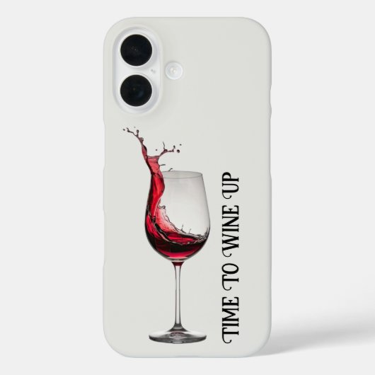 Wijn Glas Quote Telefoonkoffer Case-Mate iPhone Case (Achterkant)