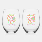 Wijn Glas Set (Voorkant)