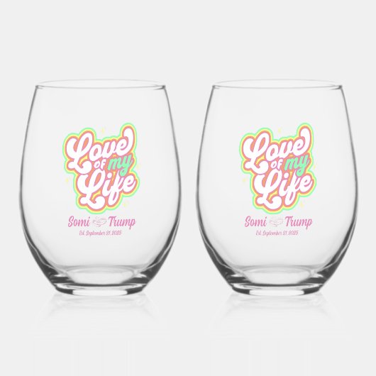 Wijn Glas Set (Voorkant)