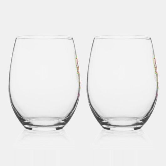 Wijn Glas Set (Rechts)