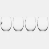 Wijn Glas Set – Bruidegom & Bruidsjonkers Editie (Links)