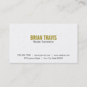 Wijn Glas | Tegenruimte Visitekaartje (Achterkant)