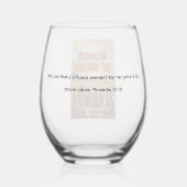 Wijn Glas voor Vrouwen van Waarde (Achterkant)
