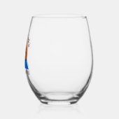 Wijn Glas zonder Steel van Sunset Lake (Links)