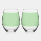 🌳 Wijn Glas Zonder Voet Boom Des Levens🍹 (Links)