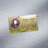 Wijn Glass Vineyard Magnetisch Visitekaartje (Voorbeeld)