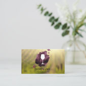 Wijn Glass Vineyard Visitekaartje (Staand voorkant)