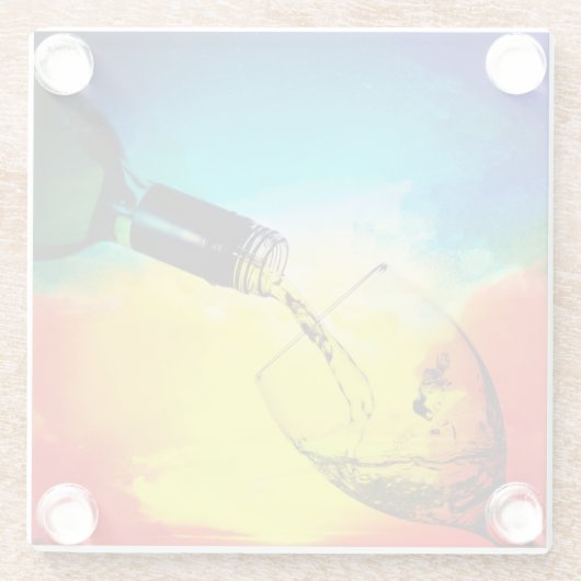 Wijn Glazen Onderzetter (Achterkant)