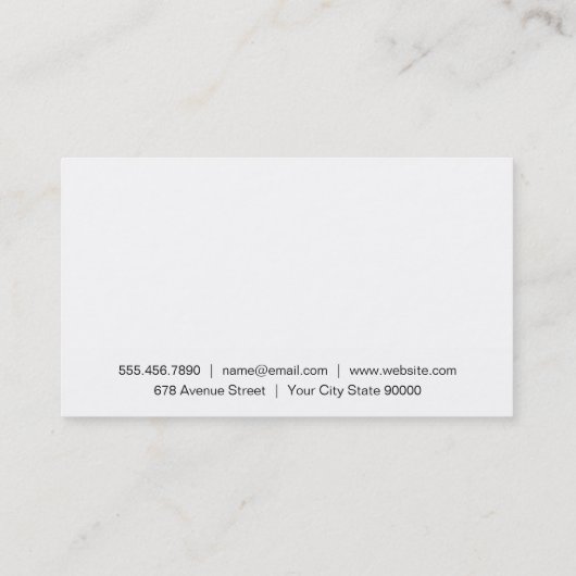 Wijn Glazen Toast Visitekaartje (Achterkant)