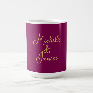 Wijn & Goud Kleuren Professioneel Trendy Modern Koffiemok