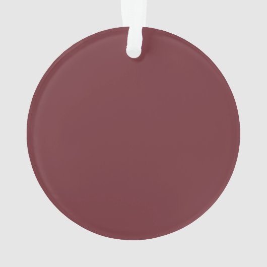 Wijn Goud Monogram Professioneel Trendy Modern Ornament (achterkant)