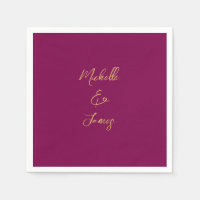 Wijn & Gouden Kleuren Professionele Trendy Modern