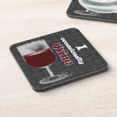 Wijn GRAPHICS Satire Drankjes Onderzetter (Linkerzijde)