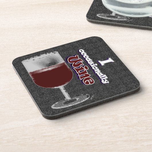 Wijn GRAPHICS Satire Drankjes Onderzetter (Linkerzijde)