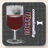 Wijn GRAPHICS Satire Drankjes Onderzetter (Voorkant)