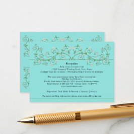 Wijn Heart Trellis op Blue Enclosure Kaart