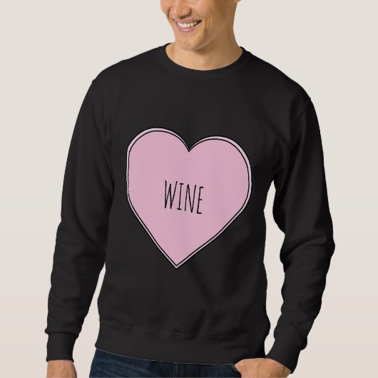 Wijn Heart Trui (Voorkant)