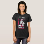 wijn - het gepensioneerde leven is de Drink van mi T-shirt (Voorkant volledig)