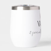 Wijn, het past goed bij goede vrienden (Voorkant)